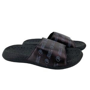 Oregon Sport Black Slide Sandal | Pull-On Style, Size 12
